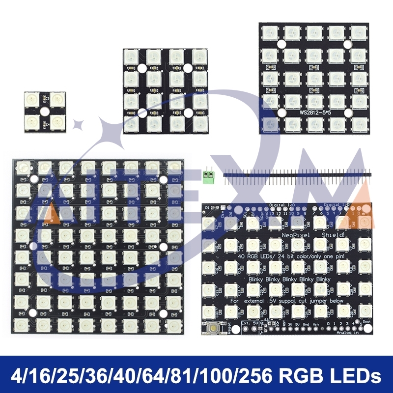 Rgb Led Matrix 8X8 - Modul WS2812 5050 RGB 4X4 8X8