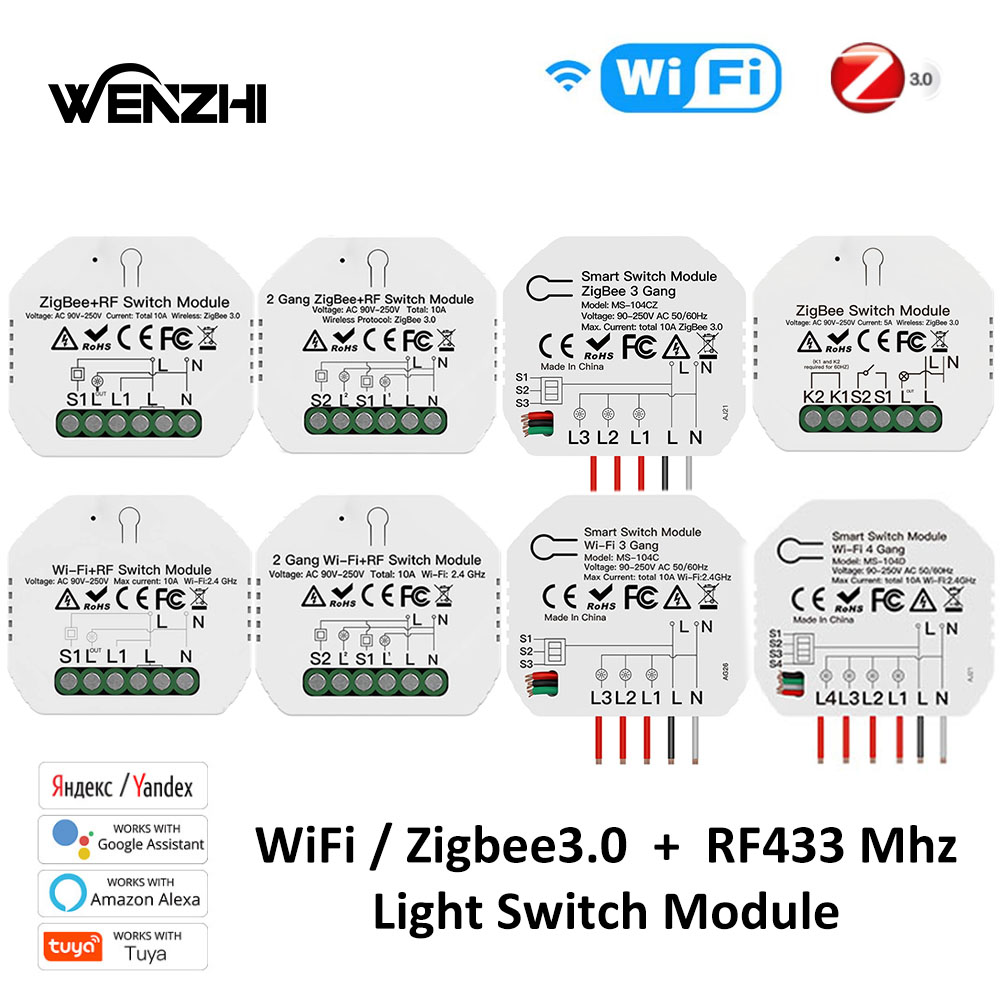 Home Automation Technology - Modul Sakelar Lampu Wifi Zigbee 3.0