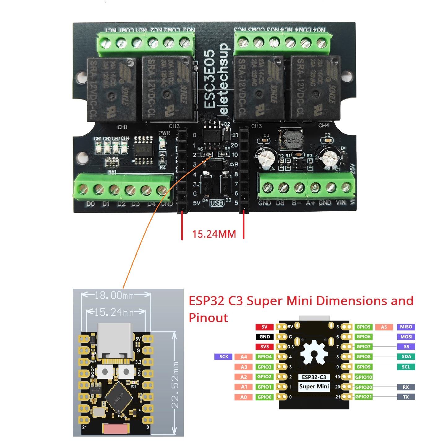 Modul Relai ESP32 C3 Terbaik 4 - Home Automation With Arduino ulasan dan harga