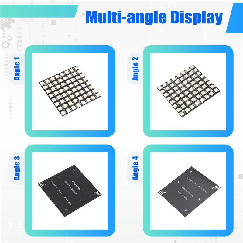 AT82-WS2812 LED 5050 RGB 8X8 L - Rgb Led Matrix 8X8 ulasan dan harga