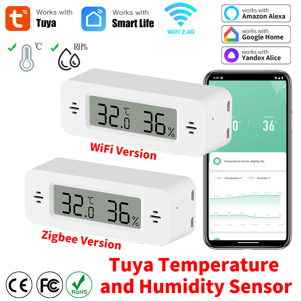 Tuya WiFi/Zigbee Sensor Kelemb - Home Automation Technology ulasan dan harga