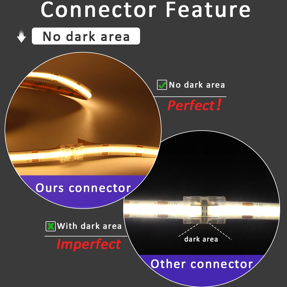 5 Buah Konektor Strip LED COB  - Rgb Led Matrix 8X8 ulasan dan harga