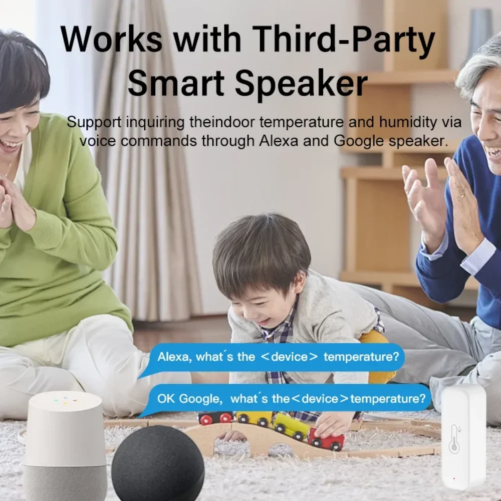 Zigbee Tuya termometer rumah p - Matter Hub Thread ulasan dan harga